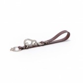 hobo-Shade Leather Cord Key Ring with Iron Hook