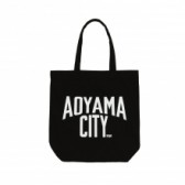 Mr.GENTLEMAN-AOYAMA CITY TOTE BAG - Black