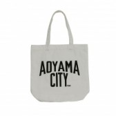 Mr.GENTLEMAN-AOYAMA CITY TOTE BAG - White