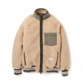 BEDWIN-BOA FLEECE JKT「ESTEVEZ」 - Beige