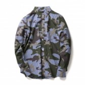 HABANOS-CAMO GINGHAM SHIRTS - Navy