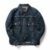 HABANOS-DENIM JACKET (2nd TYPE) - Repair Indigo