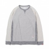 BEDWIN-L:S FREEDOM C-NECK SWEAT「LOU」 - Gray