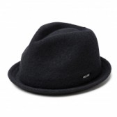 DELUXE CLOTHING-VITO MESH HAT WOOL - Black
