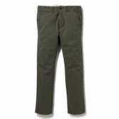 BEDWIN-10:L MILITARY CHINO PANTS FADED「JOE」 - Olive