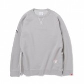 BEDWIN-L:S OG FREEDOM C-NECK SWEAT「LOU」 - Gray