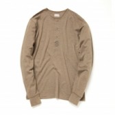 Stevenson Overall Co.-Wool Long Sleeve Henley - LH1 - Brown
