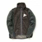 and wander-fleece jacket - Charcoal