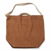 ENGINEERED GARMENTS-Carry - All Tote w:Strap - 8W Corduroy - Brown