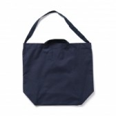 ENGINEERED GARMENTS-Carry - All Tote w:Strap-Nyco Reversed Sateen-Navy