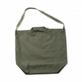 ENGINEERED GARMENTS-Carry -All Tote w:Strap-Nyco Reversed Sateen-Olive