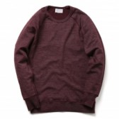 FLISTFIA-Crew Neck Sweat - Old Burgundy