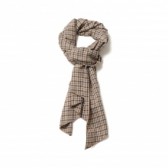 ENGINEERED GARMENTS-Long Scarf - Gun Club Twill - Tan:Brown