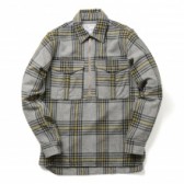 MOUNTAIN RESEARCH-Zip Front - Gray × Yellow