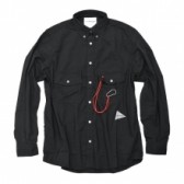 and wander-color ox shirt (M) - Black