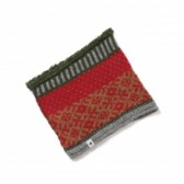 and wander-handknit neck warmer - Red