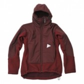 and wander-twill fleece jacket - Bordeaux