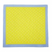 NAISSANCE-ORIGINAL YACHT PRINT SCARF - Yellow