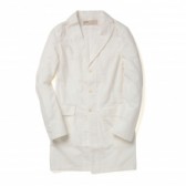 NAISSANCE-SHOP COAT - White