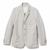 NAISSANCE-COTTON LINEN JACKET - Ivory