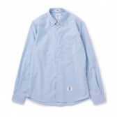 BEDWIN-L:S B.D OX SLEEVE PANEL SHIRT 「BRIAN」 - Sax