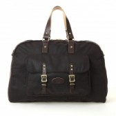 KICHIZO by Porter Classic-OILED COTTON BOSTON BAG - Brown