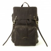 KICHIZO by Porter Classic-OILED COTTON RUCK SUCK - Brown