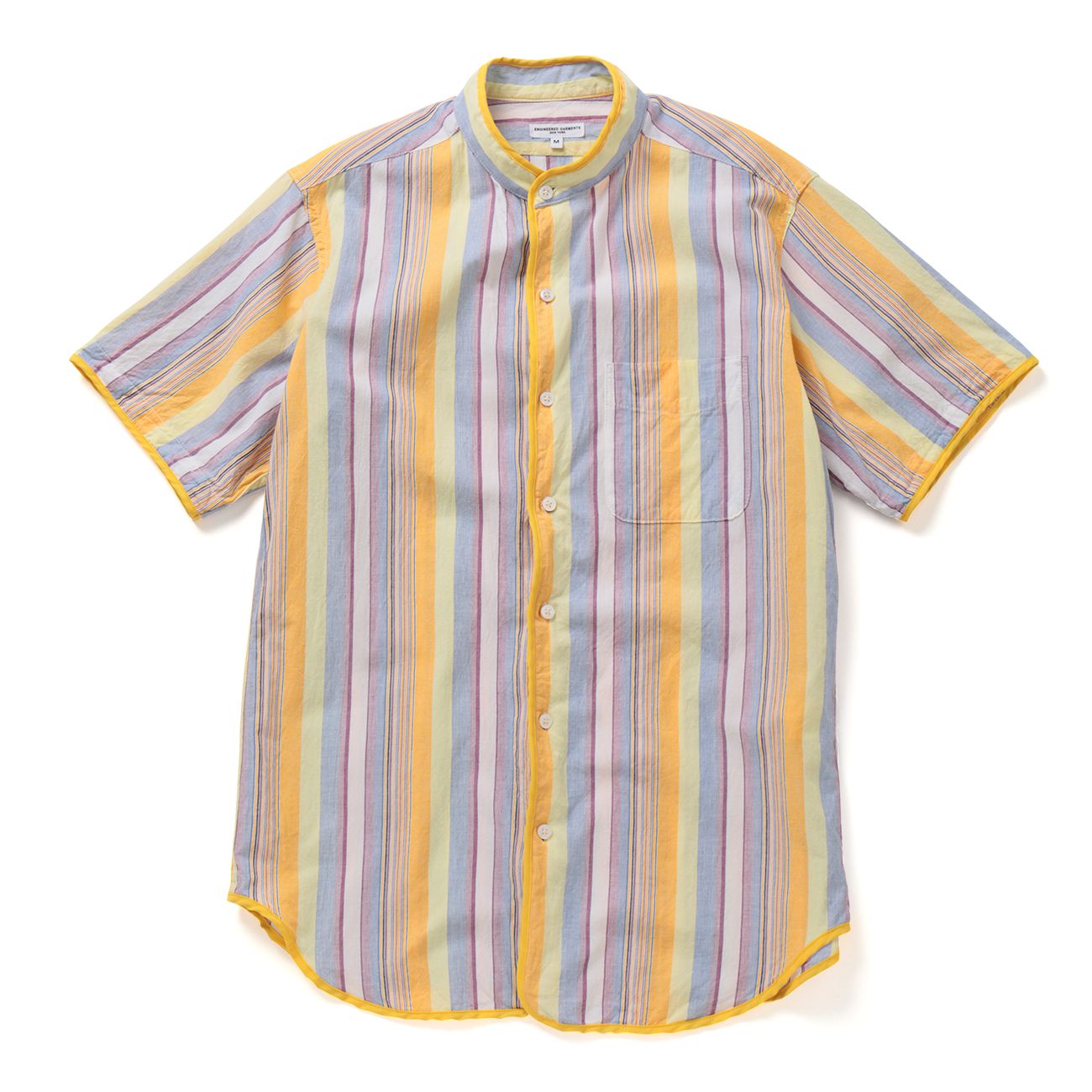 ENGINEERED GARMENTS-Copley Shirt - Multi Color St. - Yellow