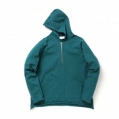 FLISTFIA-Half Zip Pull Over Parker - Peacock Green