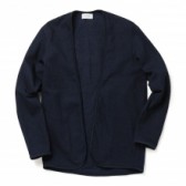 FLISTFIA-Indigo Piping Cardigan - Dark Blue Indigo