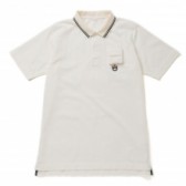 MOUNTAIN RESEARCH-Phishing Polo S:S - White