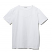 NAISSANCE-BOAT NECK T-SHIRT - White