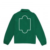 MR.GENTLEMAN × CHAMPION COACH JACKET - FRAME PRINT - Green