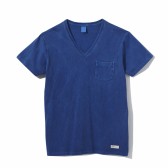 NAISSANCE-V-NECK T-SHIRT - Blue