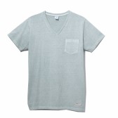 NAISSANCE-V-NECK T-SHIRT - Light Green