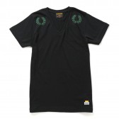 METAPHORE-V-NECK TEE - Black