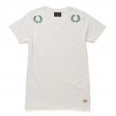 METAPHORE-V-NECK TEE - White