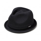 DELUXE CLOTHING-VITO MESH HAT - Black