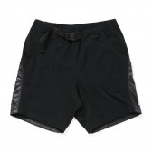 and wander-pile short pants - Black