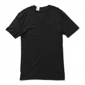 N.HOOLYWOOD EXCHANGE SERVICE-17-6125 V NECK T-SHIRT - Black