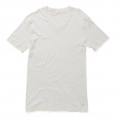 N.HOOLYWOOD EXCHANGE SERVICE-17-6125 V NECK T-SHIRT - White