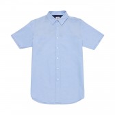 Mr.GENTLEMAN-ATHLETICS S:S SHIRTS - Sax Blue