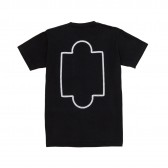 Mr.GENTLEMAN-BACKPRINT FRAME TEE - Black