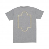 Mr.GENTLEMAN-BACKPRINT FRAME TEE - Grey