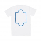 Mr.GENTLEMAN-BACKPRINT FRAME TEE - White