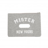 Mr.GENTLEMAN-CHAMPION SWEAT CLUTCH 「MISTER COLLEGE」 - Grey