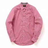 METAPHORE-GINGHAM CHECK SHIRTS - Red
