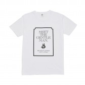 Mr.GENTLEMAN-MEET THE GENTLEMAN TEE - White