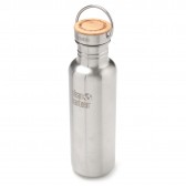 MOUNTAIN RESEARCH--Bottle w : Bamboo Cap - Silver
