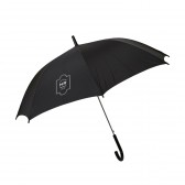 Mr.GENTLEMAN-PLASTIC UMBRELLA - Black